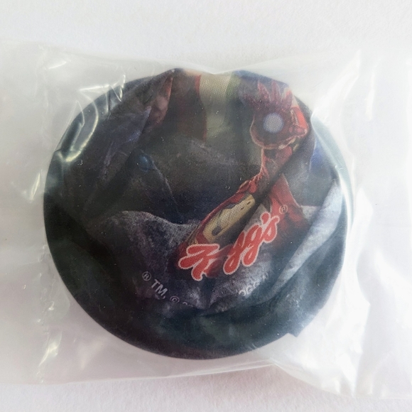 AVENGERS Flying DISK Nylon IRON MAN 2015 DISC Age of ULTRON Kellogg's Cereal NEW - Picture 1 of 4